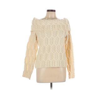 Paul James made in England 100% soft wool off the shoulder jumper sweater